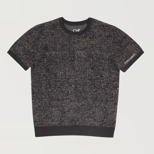 Speckled Knitted T-Shirt